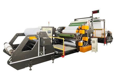 Machine d'enduction d'adhésif thermofusible résistant aux rayures à grande vitesse